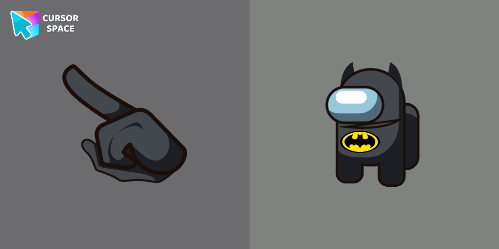 Among Us Batman Character cursor cursor pack